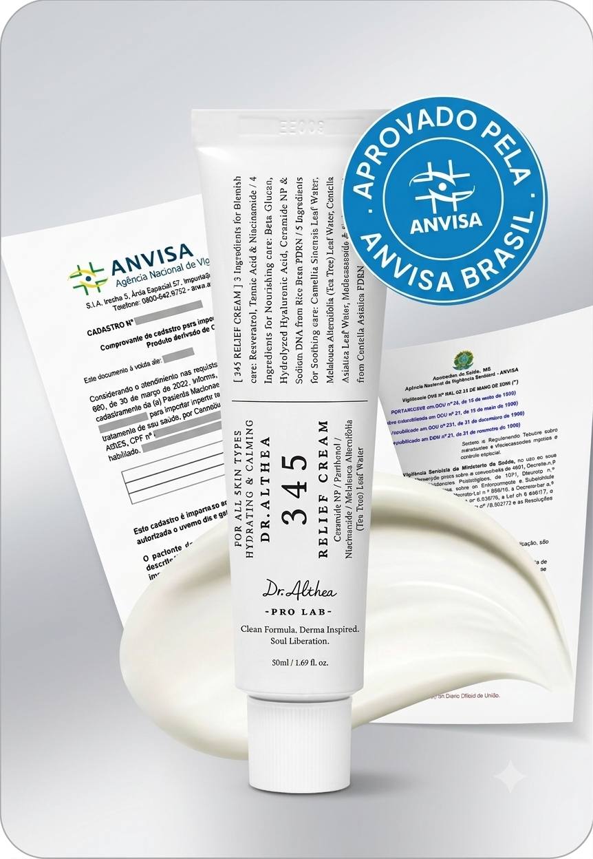Dr.Althea 345 Relief Cream aprovado pela ANVISA